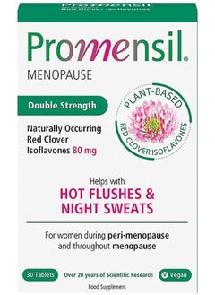 Promensil , Menopause, Red Clover, Isoflavones, Double Strength Starter 80Mg - 30 Tablets (1 Month Supply)  - Image 1