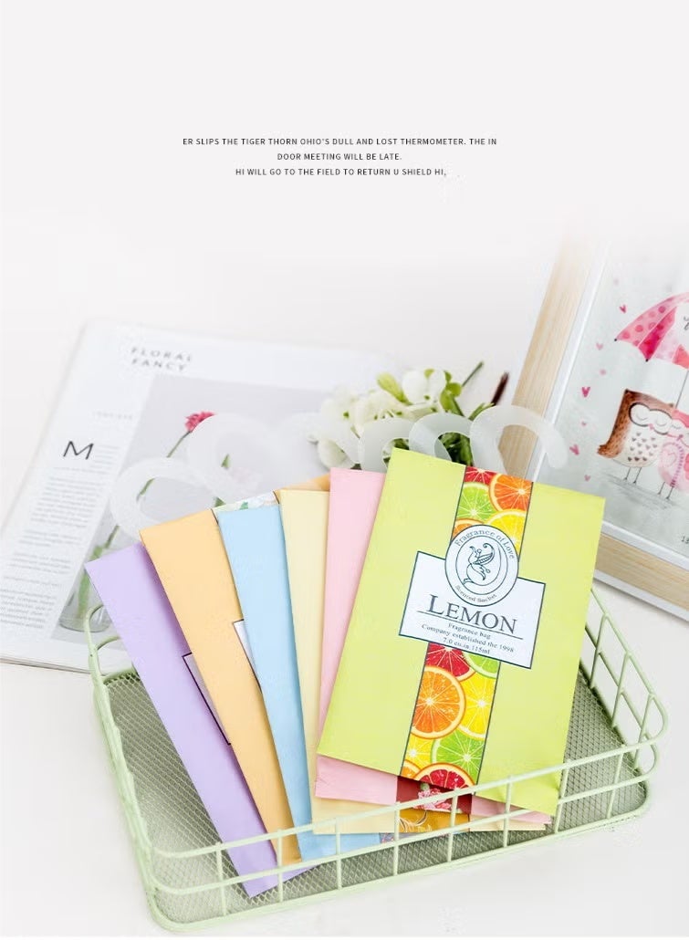 Scented Sachet 6Pcs Fragrance Sachet Bags Wardrobe Fresheners Drawer Fresheners Long Lasting for Drawers Closets Wardrobes Bathrooms Cars - Image 3