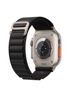 Alpine Loop Compatible with Apple Watch Ultra Band,Metal connector Rugged Woven Nylon Men G-Hook Strap for iWatch Series Ultra SE 49mm 45mm 44mm