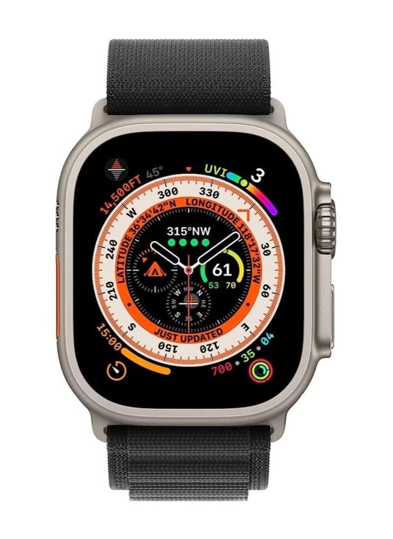 Generic - Alpine Loop Compatible with Apple Watch Ultra Band,Metal connector Rugged Woven Nylon Men G-Hook Strap for iWatch Series Ultra SE 49mm 45mm 44mm - Image 1