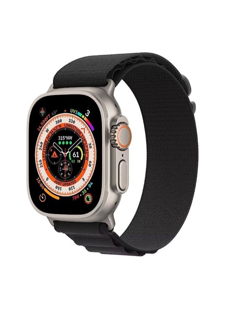 Generic - Alpine Loop Compatible with Apple Watch Ultra Band,Metal connector Rugged Woven Nylon Men G-Hook Strap for iWatch Series Ultra SE 49mm 45mm 44mm - Image 1