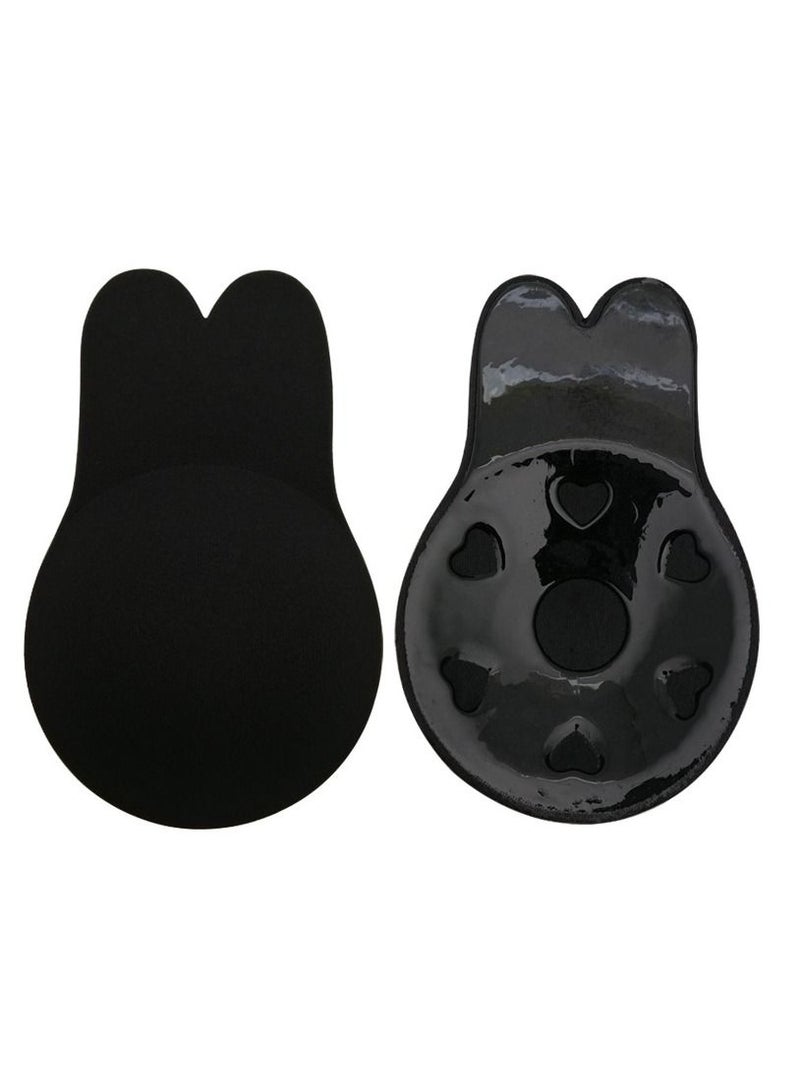 Rabbit Ear Women's Strapless Push Up Backless Bra Self Adhesive Invisible Bra Silicone Sticky Nipple Covers Breathable Lifting - Image 1