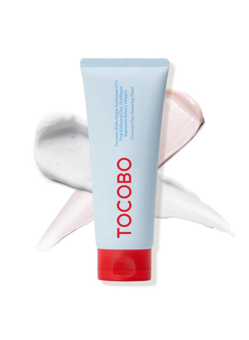 توكوبو 🧼 رغوة تنظيف الوجه بالطين وجوز الهند – TOCOBO 150 مل - Image 1