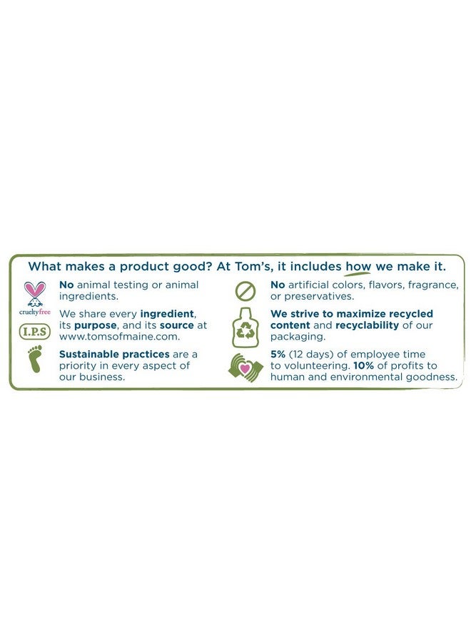 تومز أوف ماين معجون أسنان تومز أوف مين الطبيعي بالفلورايد، بنكهة النعناع اللطيف، 4.2 أونصة - Image 3