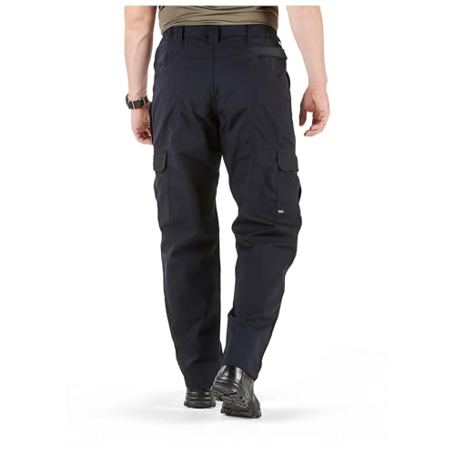 5.11 Tactical Cargo Pants for Men, Taclite Pro Ripstop Mens Work Pant, Lightweight Performance, Dark Navy, 34W x 32L, Style 74273ABR - Image 3