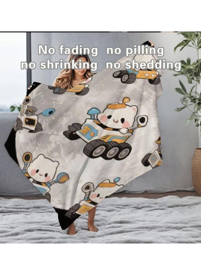 general Baby and children's cartoon flannel thin blanket (warm and comfortable, suitable for sleep, game use) 70cm*100cm - Image 5