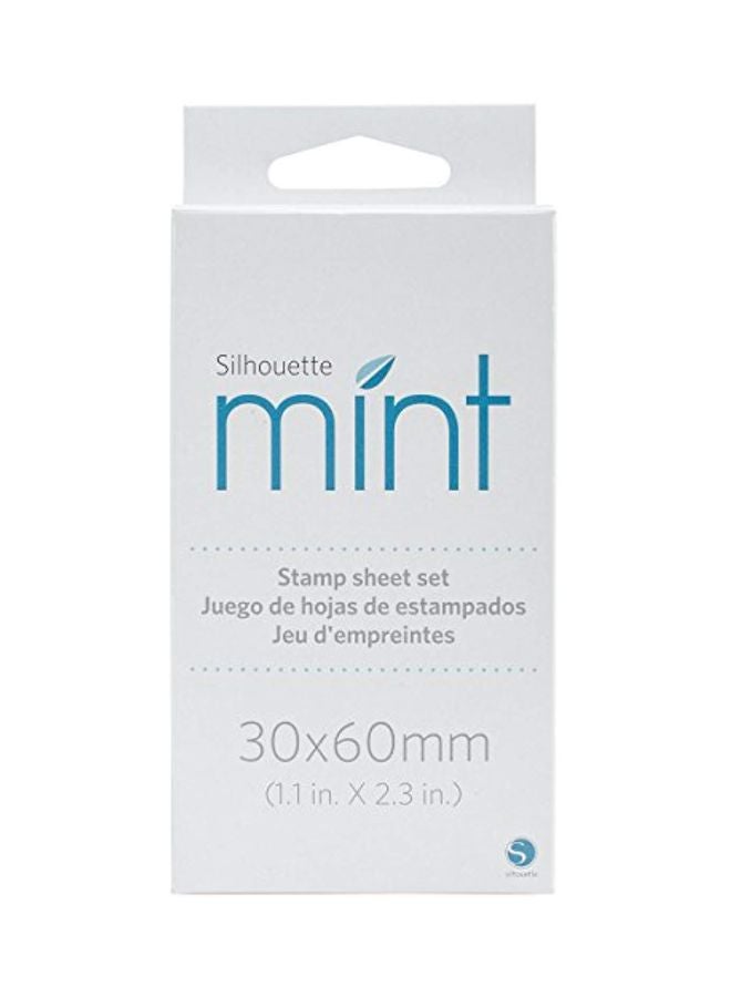 سيلويت طقم أوراق ختم مينت - Image 1