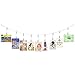 QXUJI QXUJI Metal Wall Hanging Photo Display, Steel Wall Hanging Display Cable Wire Rod with 12PCS Alligator Clips, Picture  - Image 2