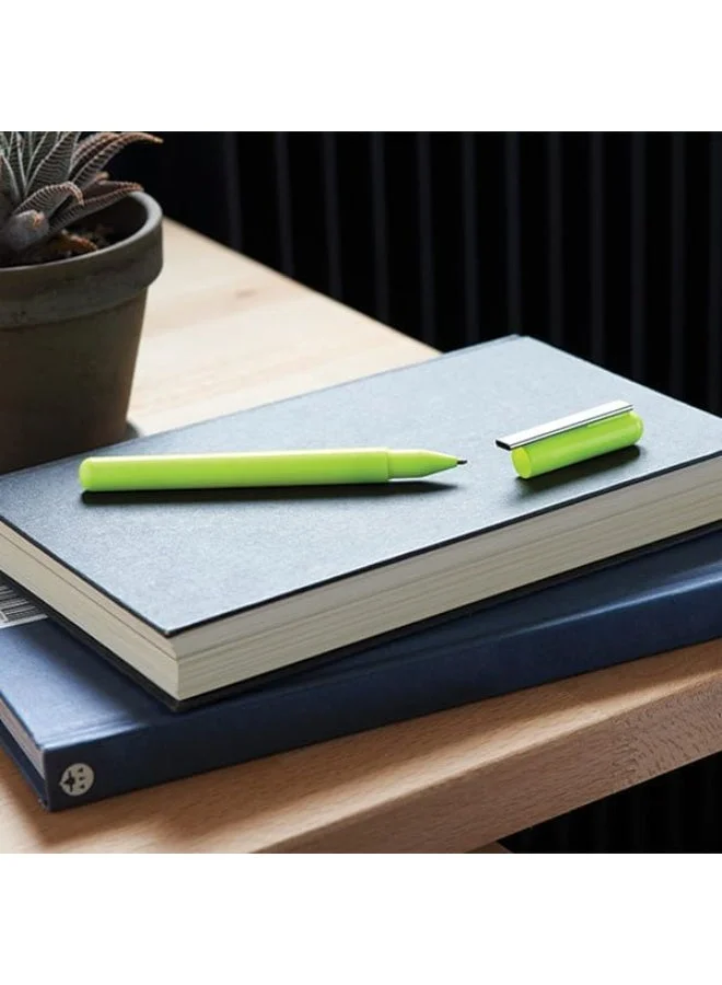 LEXON C-Pen Yellow Fluo Ink Ballpoint Pen With USB-C Flash Memory