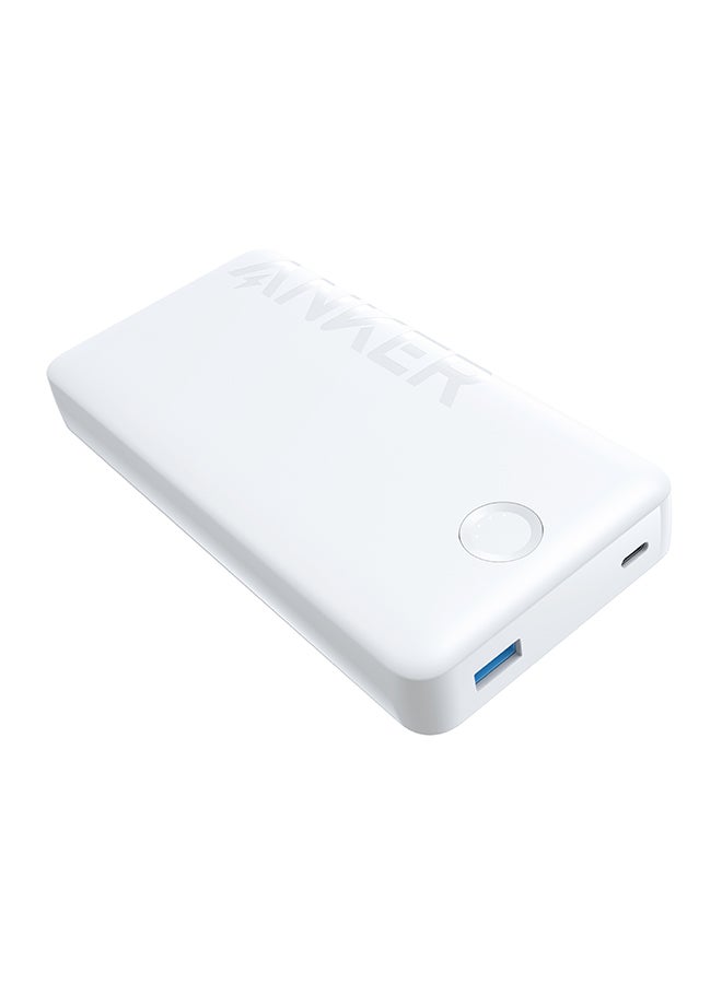 شاحن محمول بقوة 20000 مللي أمبير في الساعة بمنفذ مزدوج 325 PowerCore 20K II باللون الأبيض - Image 1