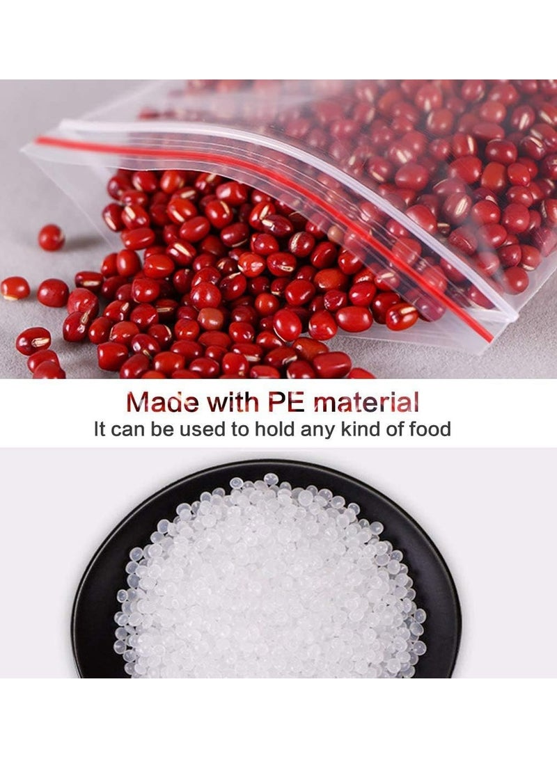 100pcs Small Plastic Resealable Zipper Bags, Clear Poly Ziplock Bags,Sealed Plastic Bag for Candles, wedding Gifts, Party Favor, | Storage Bags  - Image 2