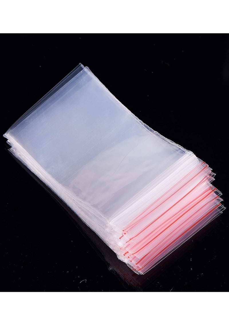100pcs Small Plastic Resealable Zipper Bags, Clear Poly Ziplock Bags,Sealed Plastic Bag for Candles, wedding Gifts, Party Favor, | Storage Bags  - Image 5