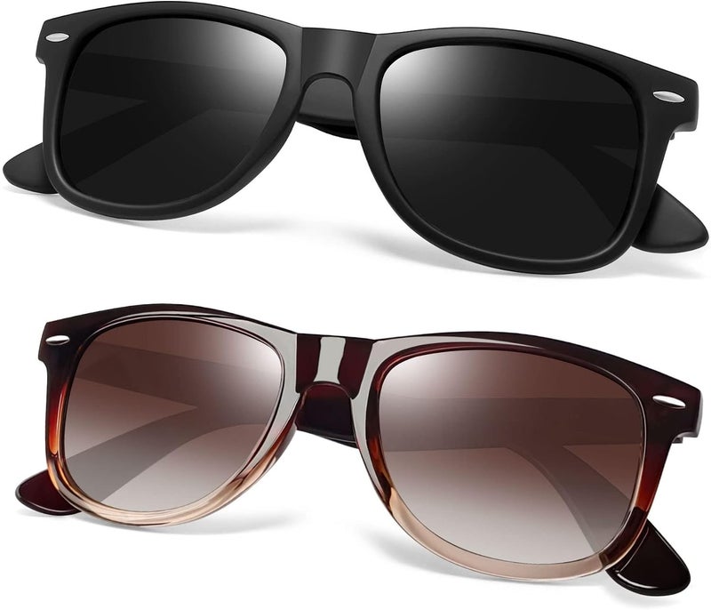 Joopin Square Sunglasses Men Women Polarized UV Protection Classic Trendy Lightweight Designer Sun Glasses for Driving Fishing Hiking Golf - Image 1