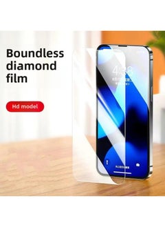 Applicable To Apple Full Screen Transparent HD Anti-peep Tempered Film With Packaging-Color:Full Screen Transparent Privacy Protection + (packaging)-Size:iPhone16ProMax