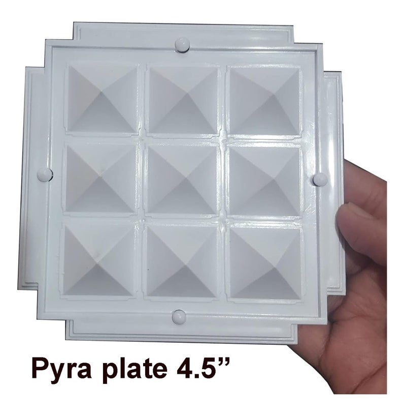 ANCS ANCS Acupressure vastu pyramid for home positive energy plastic white 45 91 Pyramid 8191  - Image 4