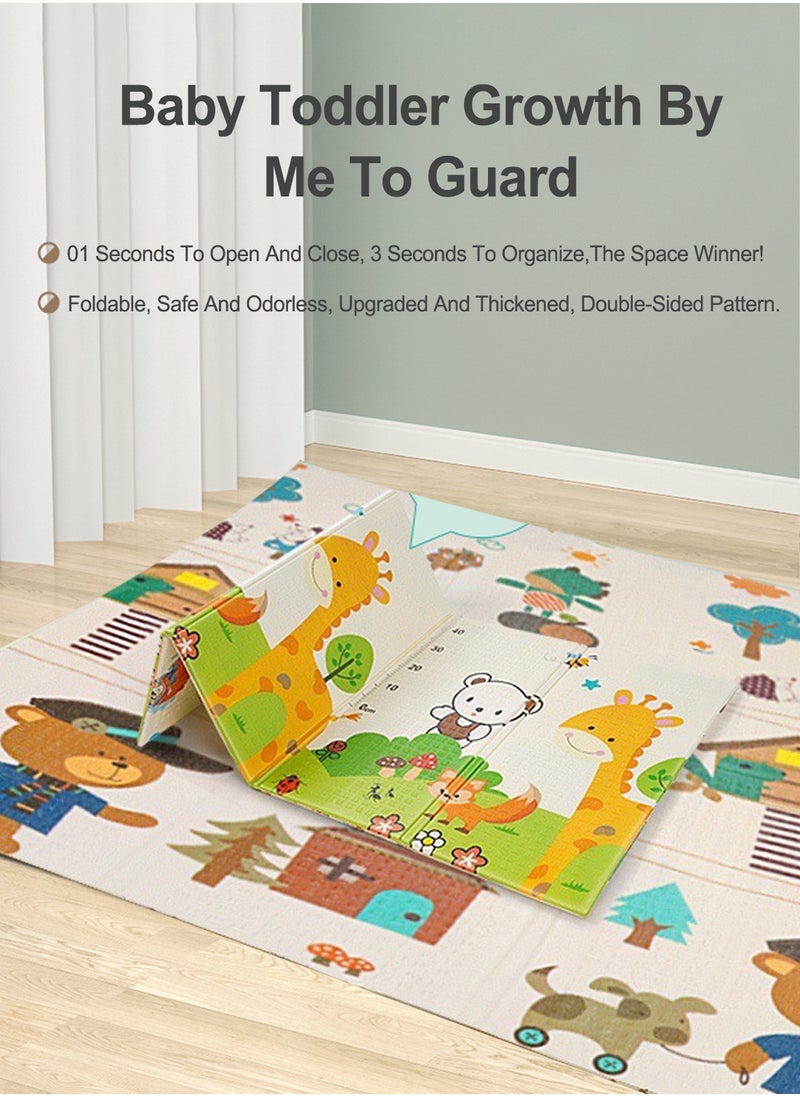 MaBaby Baby Crawling Mat Foldable XPE Living Room Home Foam Early Education Thickening Floor Mat  - Image 4