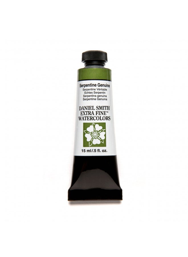 Daniel Smith DANIEL SMITH 284600190 Extra Fine Watercolor 15ml Paint Tube, Serpentine Genuine, 0.5 Fl Oz (Pack of 1)  - Image 3