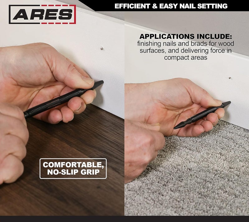 ARES 10016 – مجموعة مسمار مزدوج الرأس – ميزات تصميم مزدوج الرأس بحجم 1/32 بوصة (#1) و 1/16 بوصة (#2) – مصنوعة بدقة باستخدام CNC - قوة ضرب 5000 PSI - Image 4