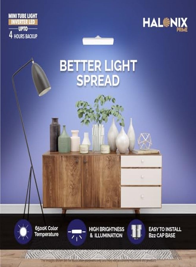 Halonix 10W Rechargeable Emergency B22D Led Light T Shape Bulb | Color-Cool Day White | Pack Of 1 | Inverter Led Bulb. - Image 4