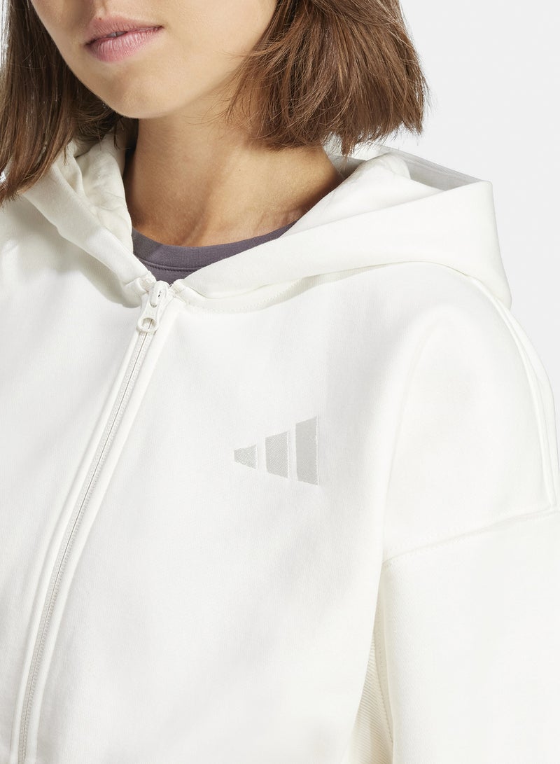 Adidas All Szn Fleece Full-Zip Hoodie - Image 5