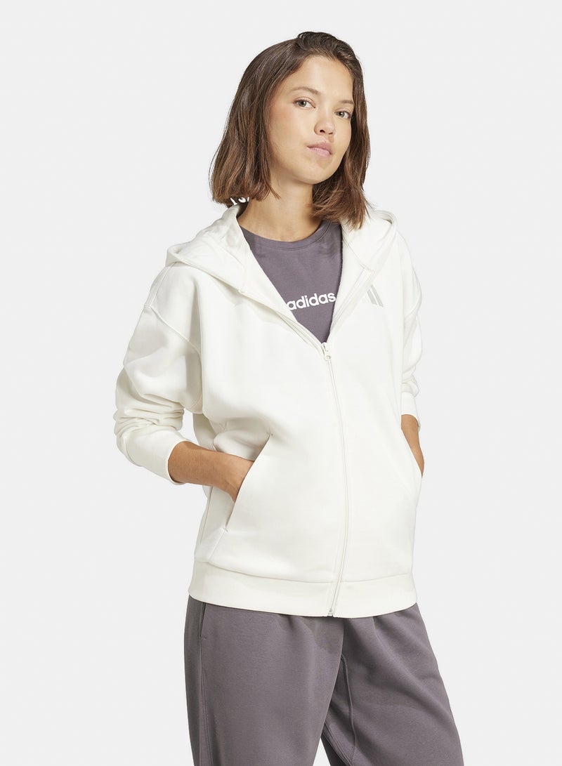 Adidas All Szn Fleece Full-Zip Hoodie - Image 3