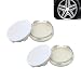 Tesnaao 4 PCS Car Wheel Hub Center Cap 236 x 22 ABS Wheel Hub Modification Decoration Durable Snapin AntiFalling Fastening Installation Accessories Universal for Most Cars White - Image 2