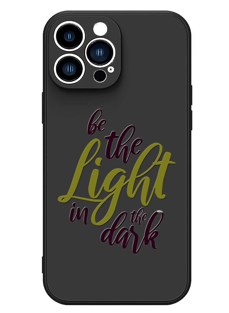 Theodor Protective Slim Fit Case Liquid Silicone Cover with Full Body Protection Anti-Scratch Shockproof Case For iPhone 13 Pro Black  - Be unique copy - Image 1