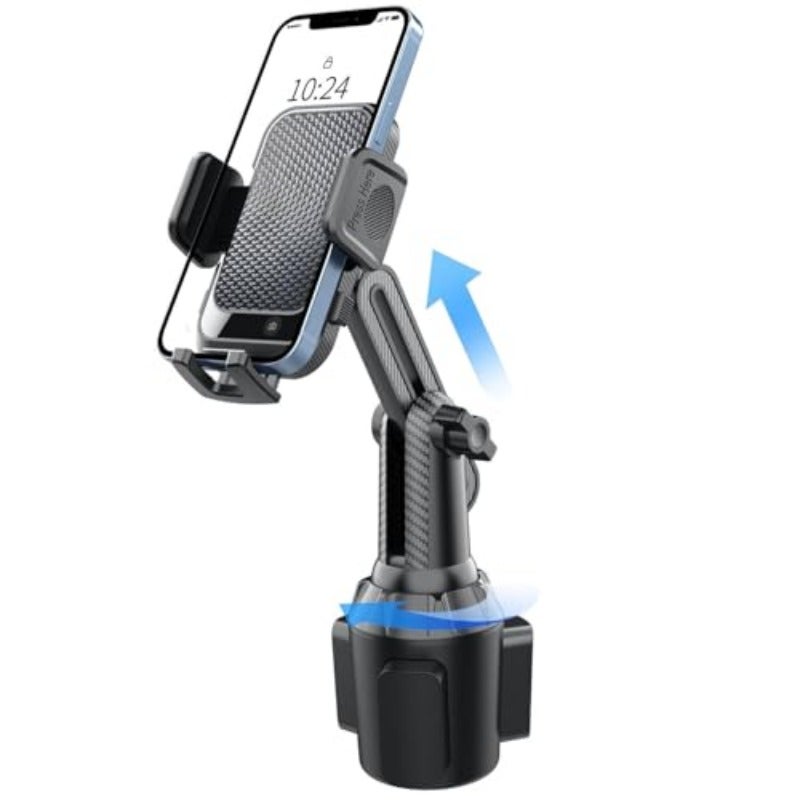 Universal Cup Phone Holder for Car360Adjustable Long Neck Cup Holder Phone Mount [Ultra Stable Never Shake]Truck Jeep Accessories for iPhone 17 Air Pro Max Samsung Google and All 4-7'' Phone - Image 1