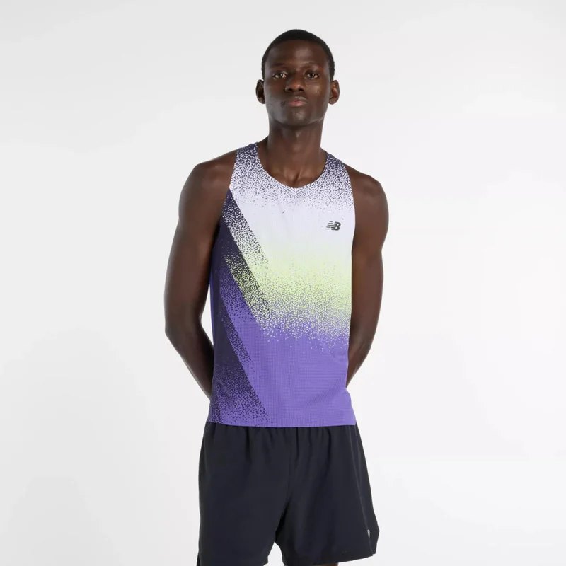 Men's Race Day Ultra Light Printed Singlet