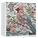 PICKFORU Cardinal Bird Puzzles for Adults 1000 Piece Unique Red Cardinal Flower Puzzle Impossible Animal Nature Jewel Art Jigsaw Puzzle Floral Bird Diamond Gem Puzzle Challenging Puzzles for Adults - Image 2