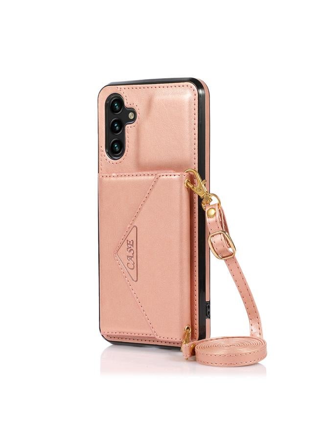 اس-توب جراب هاتف جلدي لهاتف Samsung Galaxy A13 5G مع محفظة وحقيبة بطاقات - Image 2