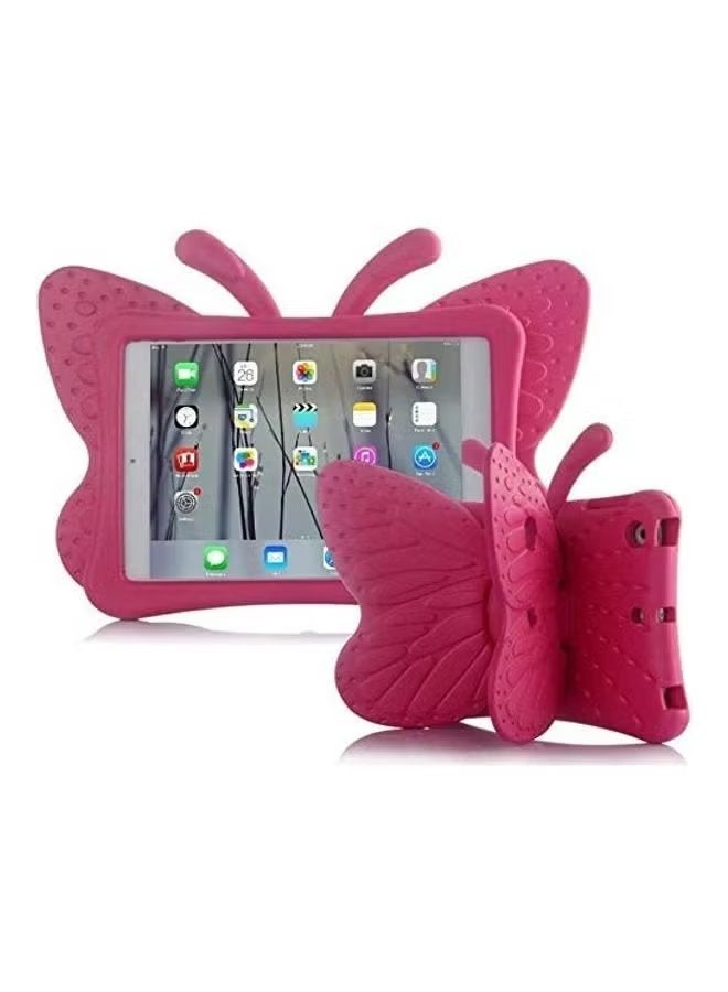 EVA Foam Wings Kid-Proof Rugged Bumper Case for iPad 7th 8th Gen 10.2 inch dark pink  - Image 1