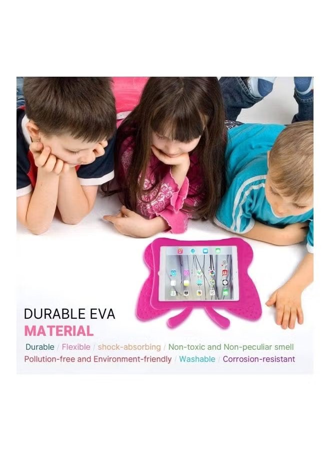 EVA Foam Wings Kid-Proof Rugged Bumper Case for iPad 7th 8th Gen 10.2 inch dark pink  - Image 3