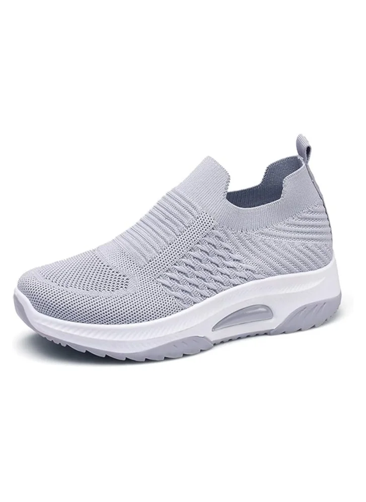 جينجر Breathable Knit Slip On Sneakers