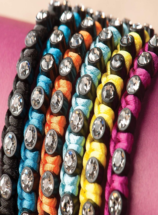 Craftabelle - Friendship Sparkles Creation Kit - Bracelet Making Kit - 31pc Jewelry Set with Rhinestone Chains - DIY Jewelry Kits for Kids Aged 8 Years + - Image 4