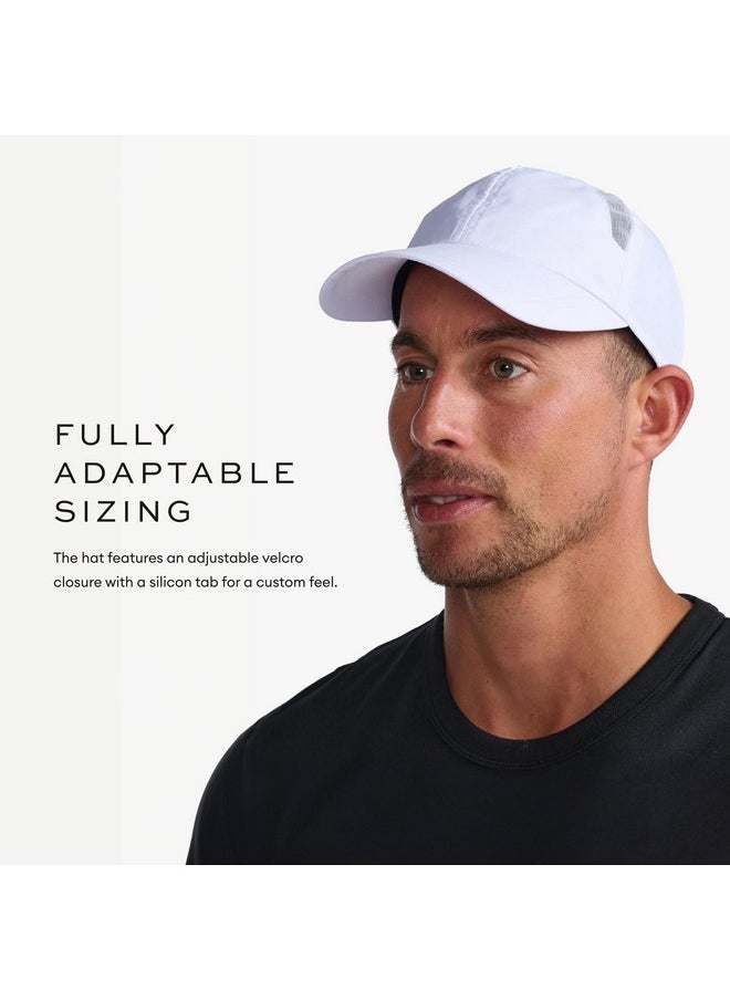 2XU - Uk Unisex Adult Run Cap, White, Osfa - Image 1