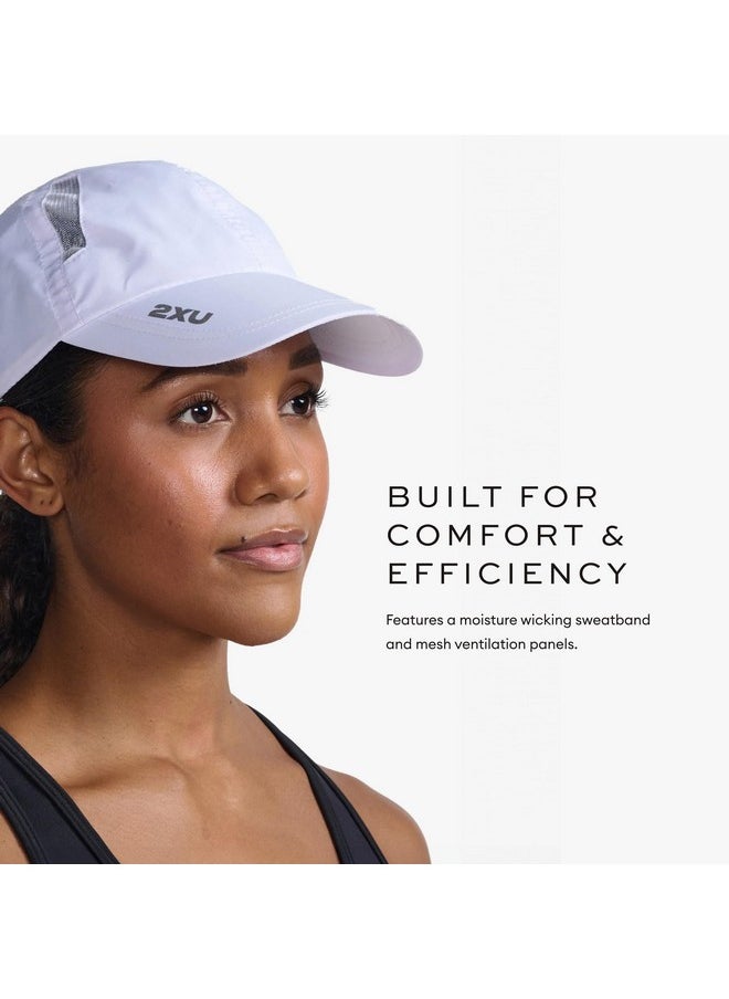 2XU - Uk Unisex Adult Run Cap, White, Osfa - Image 1