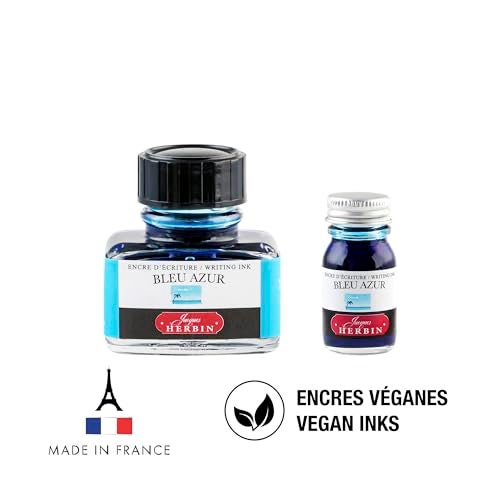 Jacques Herbin Herbin "D Ink Bottle (Bleu Azur - 30ML) 13012T - Image 5