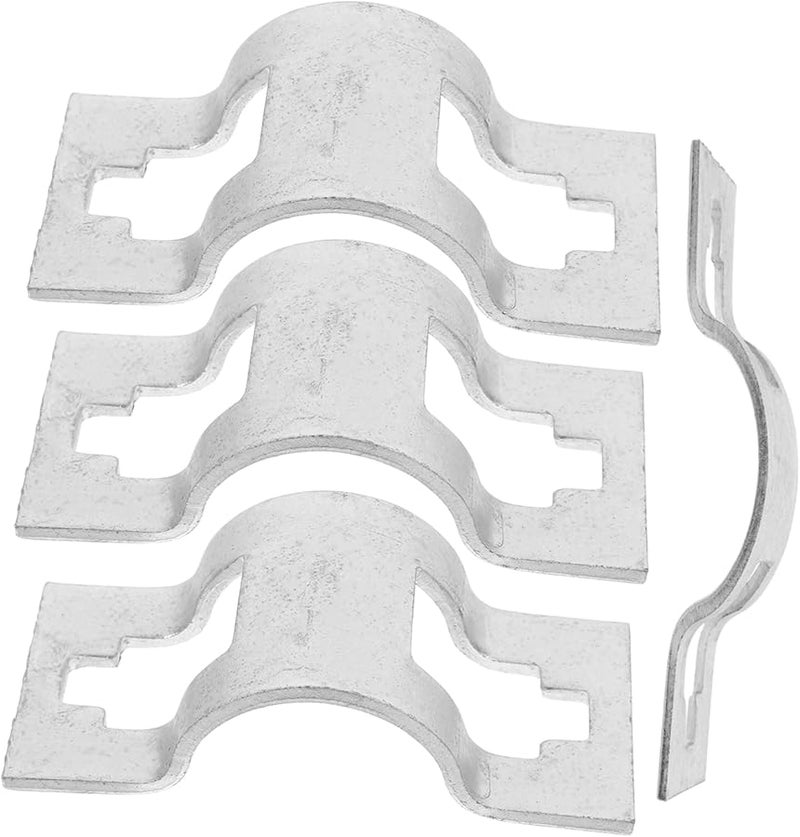 TEHAUX 4 قطع مشبك السقالات تصميم الأذن المزدوجة قفل آمن لأجزاء مشبك أنابيب البناء - Image 2