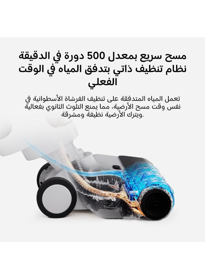 شاومي مكنسة تروكلين W20 الرطبة والجافة | مكنسة كهربائية 3 في 1 | 15,000 باسكال | مسح سريع 500 دورة في الدقيقة | - Image 4