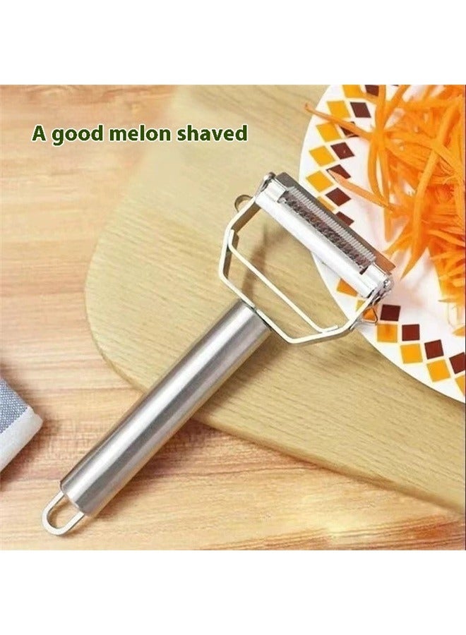 yongsheng Stainless Steel Potato Grater Silver ，Potato Peeler,Peelers for Kitchen,Vegetable Peeler  - Image 4
