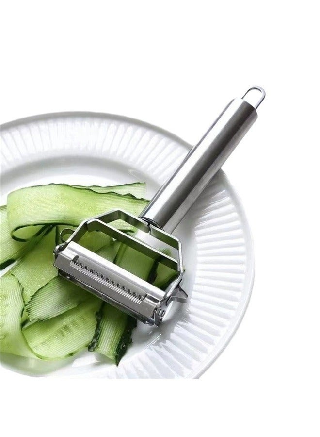 yongsheng Stainless Steel Potato Grater Silver ，Potato Peeler,Peelers for Kitchen,Vegetable Peeler  - Image 5
