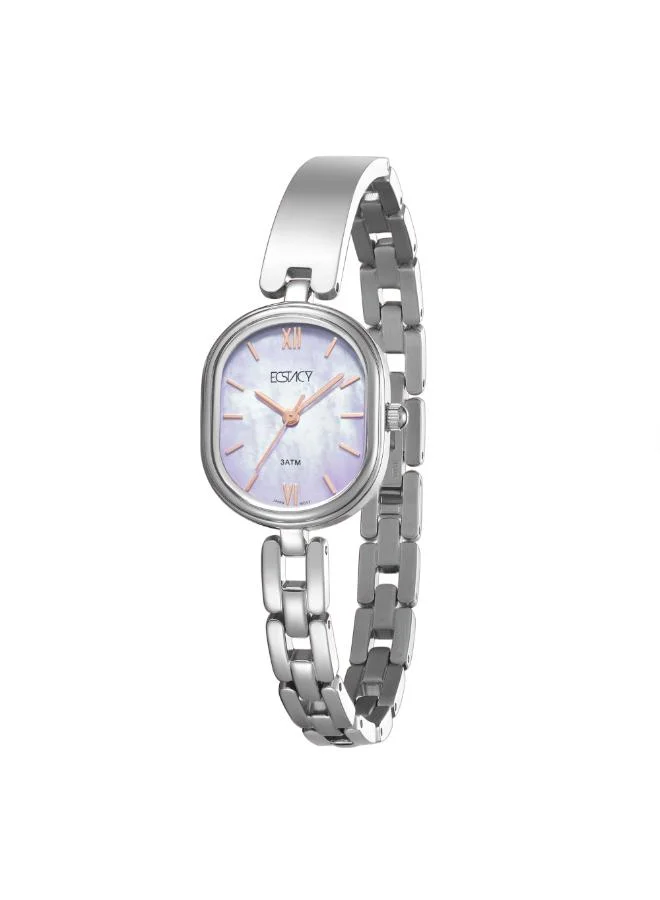 ECSTACY Women's 304 solid stainless steel Analog Watch E25513-SBSV - 23 mm