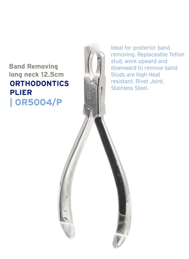 Crosstex - Dental Instruments Orthodontics Band Removing Pliers long neck 12,5cm - Image 1