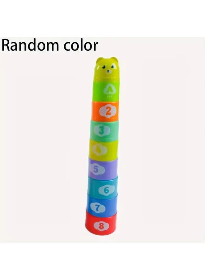Stacking Cups Set Learning Toys For Toddlers 1 2 3 Years Old Boys Girls Birthday Gift - Image 1