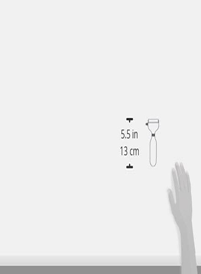 ARCOS Professional Chrome-Plated Peeler for Fruits and Vegetables. 5.5 Inch Stainless Steel Kitchen Tool for Precise Cutting. Chef's Gadget with Ergonomic Design. Silver Color - Image 3