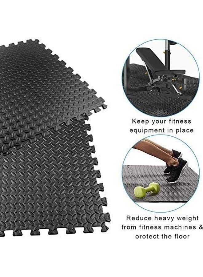 XiuWoo Puzzle Exercise Mats, 1/2” Thick Foam Interlocking Tiles for Gyms, Flooring, Workout, Gym Equipments  - Image 3