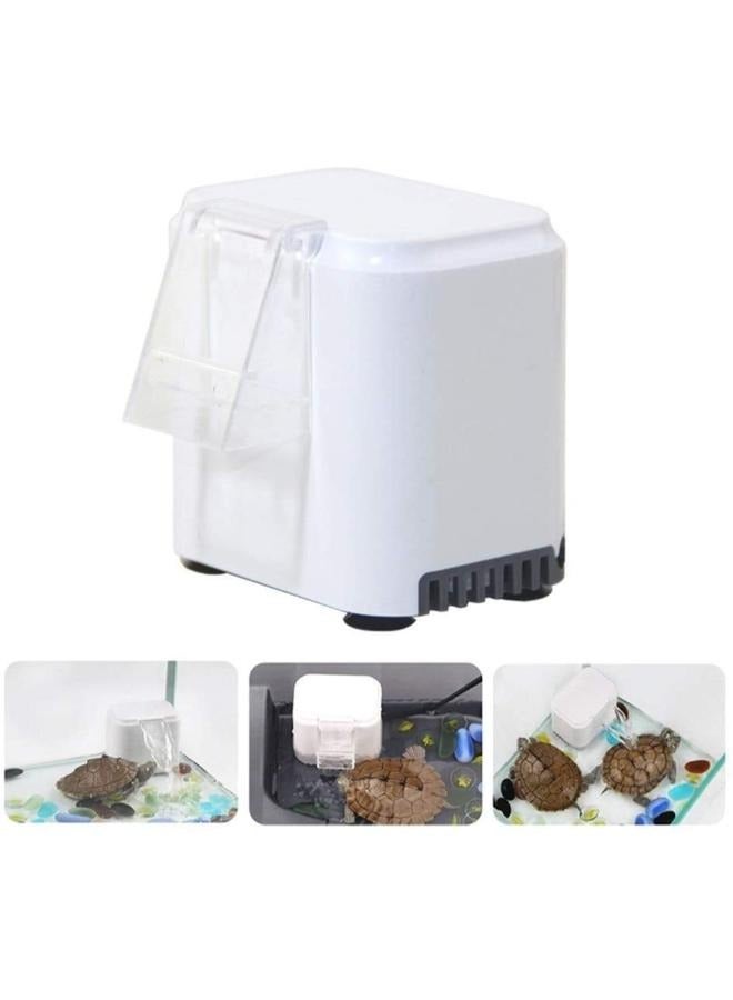 مضخة تصفية مياه السلحفاة لحوض السمك من بي آند كيه، وضع منخفض 2 وات لتشغيل المياه وصانع شلال نافورة ضحلة 3 في 1 لخزان السلحفاة - Image 3