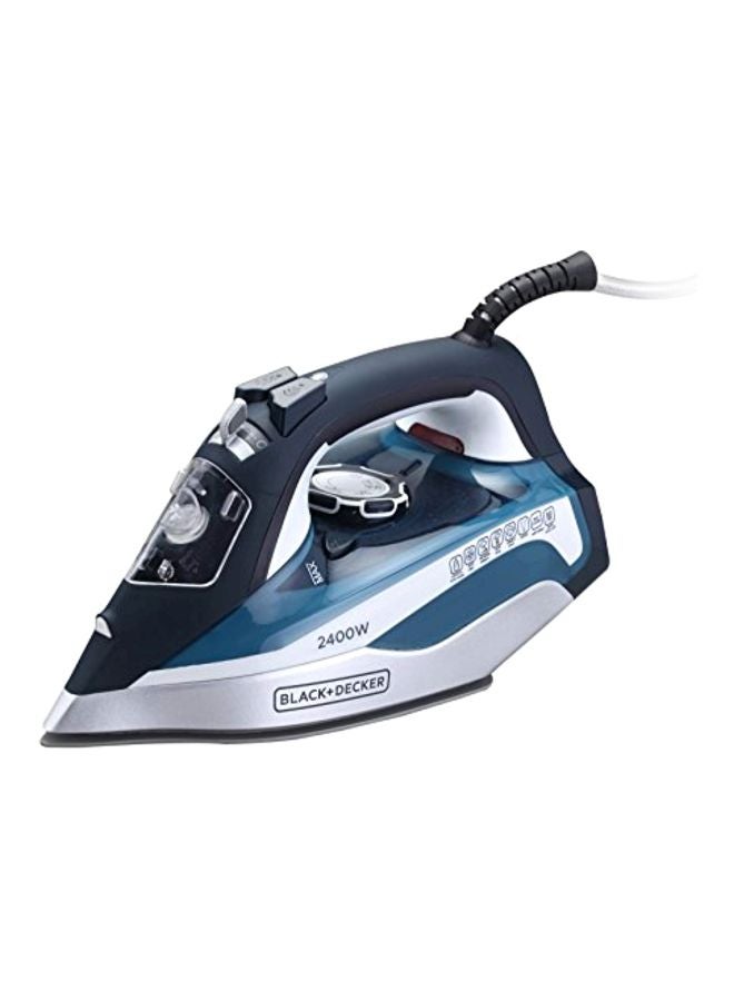 BLACK+DECKER Steam Iron 2400W X2150-B5 Blue/White - Image 1