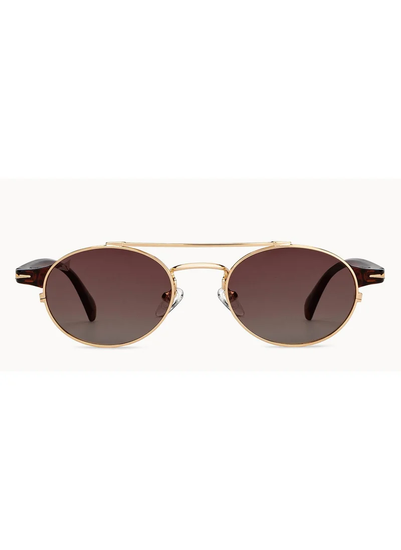 VINCENT CHASE Wired Up By Lenskart Full Rim Round Polarized & UV Protected Sunglasses For Men & Women - VC S14666